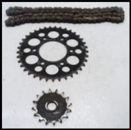 Suzuki GN SPROCKET AND CHAIN SET