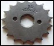 Motorcycle CG 17 Teeth Front Sprocket